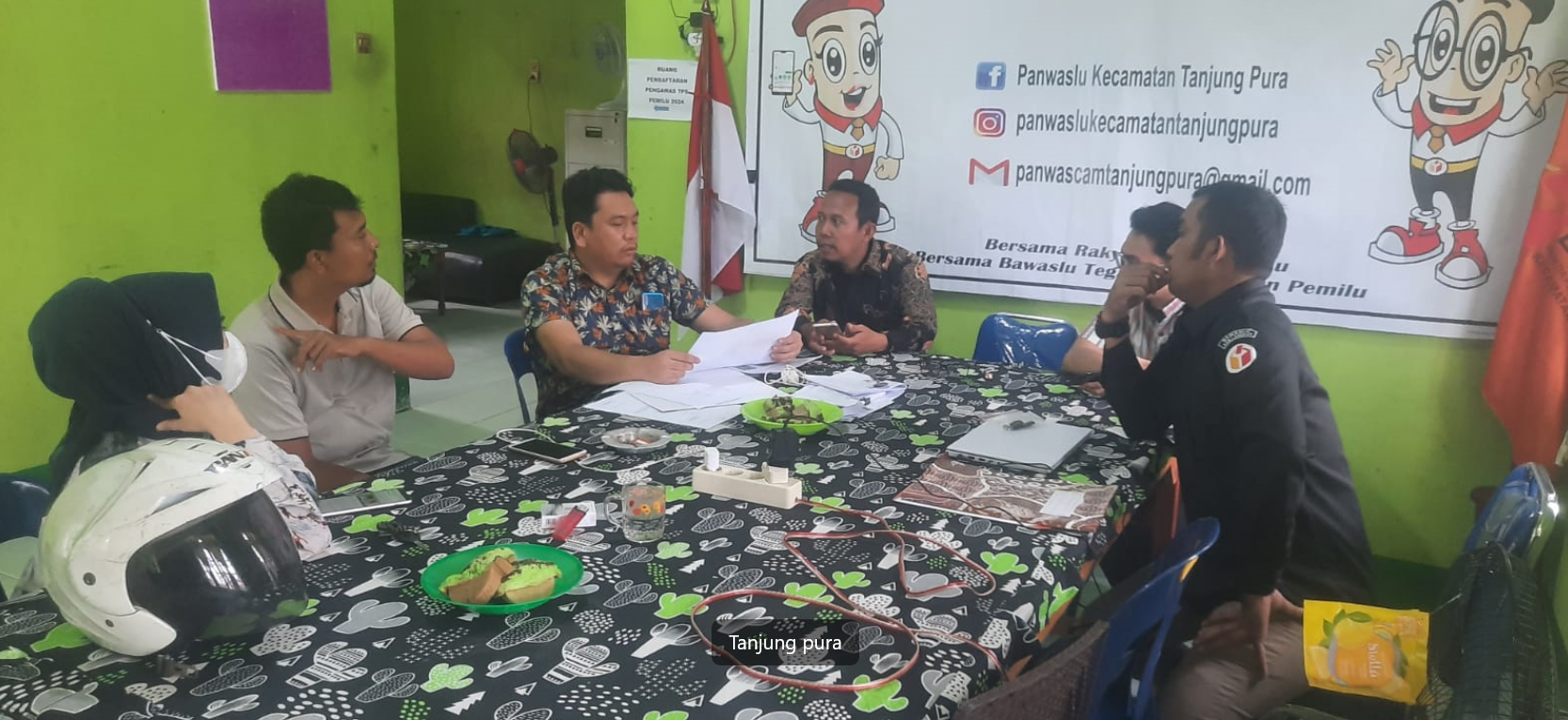 gambar tim penelusuran PP bawaslu langkat