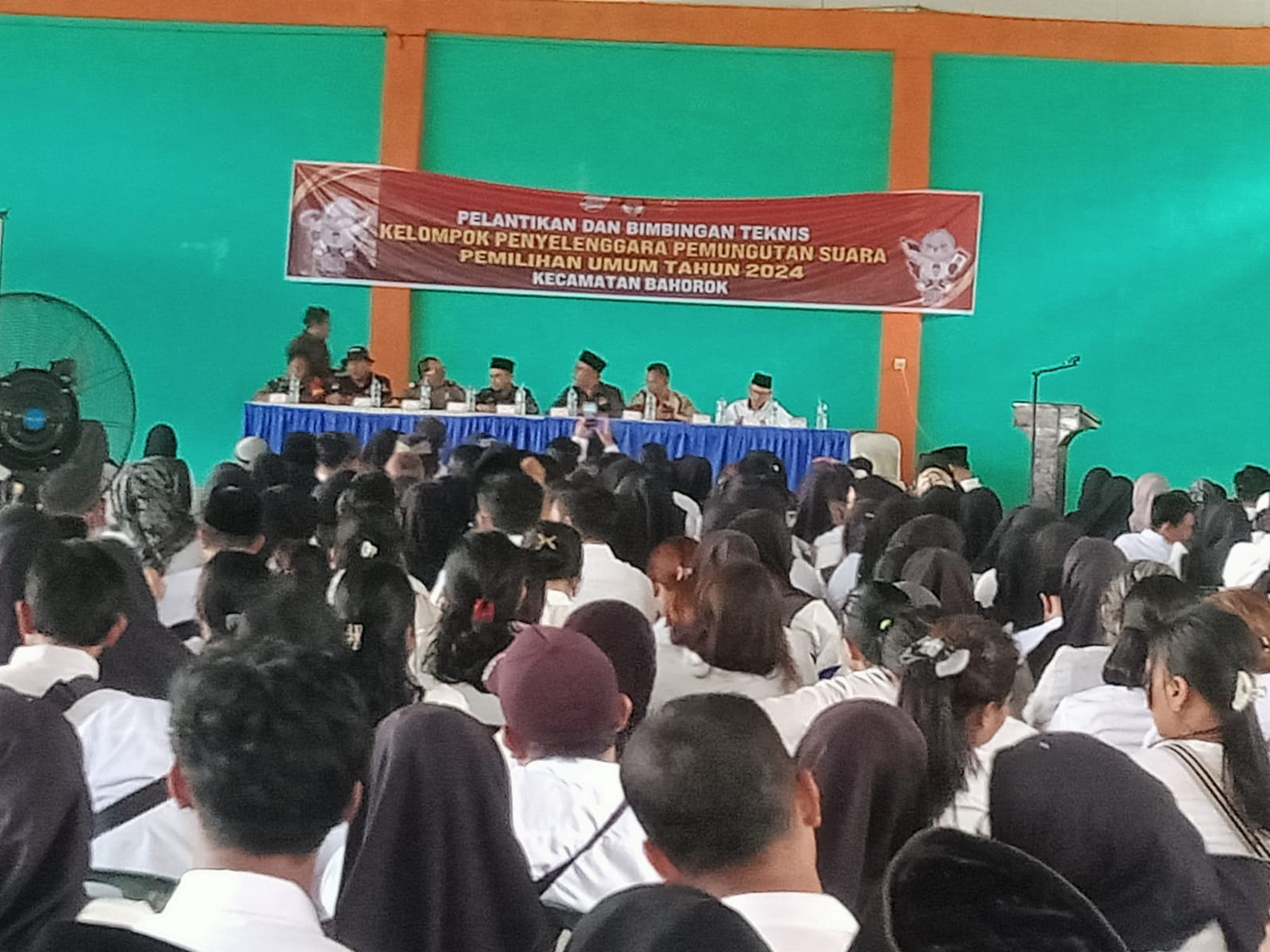 pelantikan PTPS kecamatan Bahorok